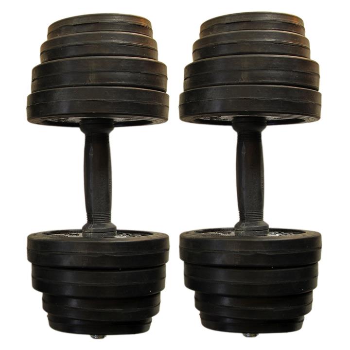 دمبل 10 کیلوگرمی مدل D1 بسته 2 عددی D1 10Kg Dumbbell Pack Of 2